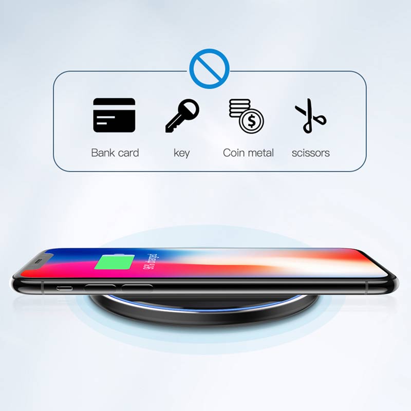 15W Smart Portable Phone Fast Charger Wireless Charger Pad Chargeur Sans Wireless Chargers for iPhone 13 12 X XS Max XR 8 Plus